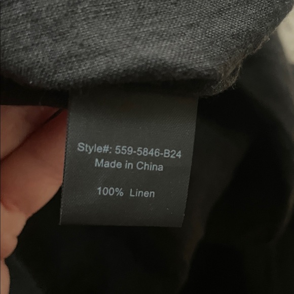 Jenni Kayne Day Dress Midi Linen Black - Picture 16 of 16